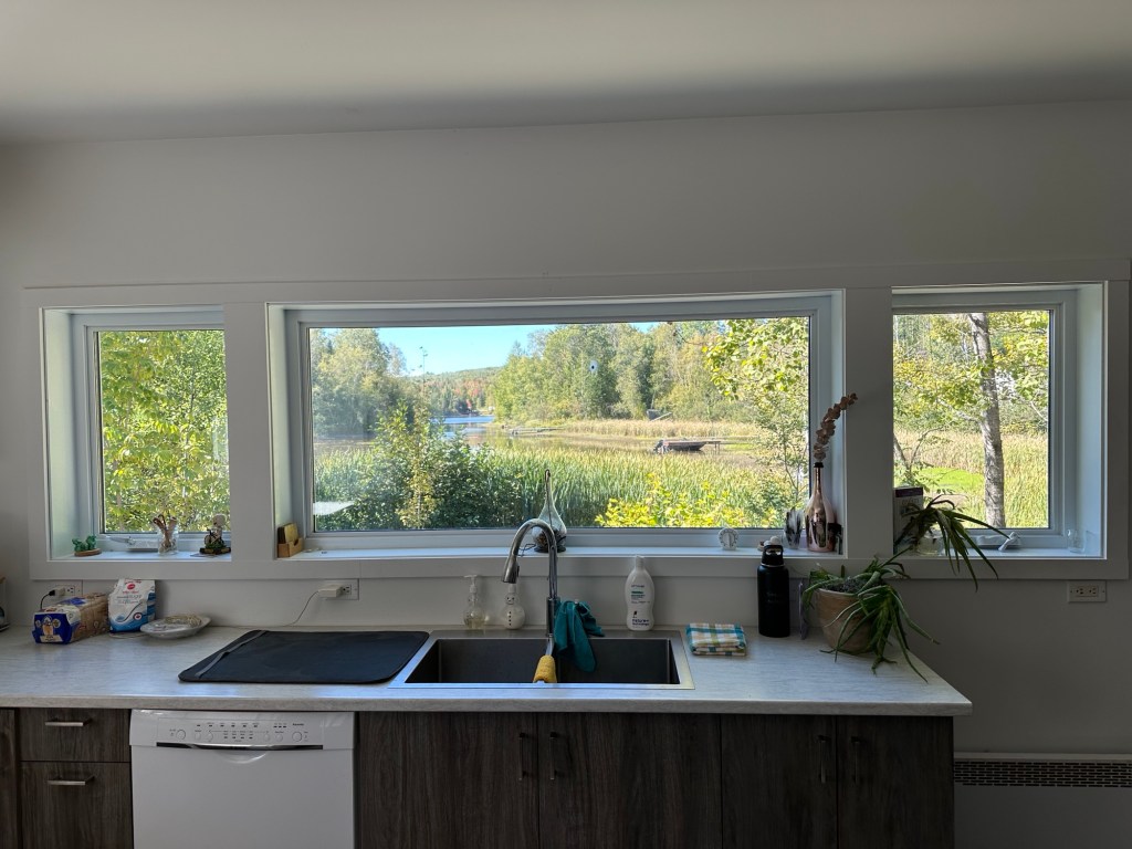 Cottage kitchen window